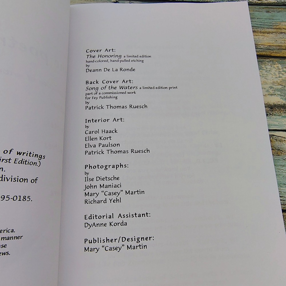 The Poetry of Cold A Collection of writings winter wolves love Softcover Book - Picture 9 of 16